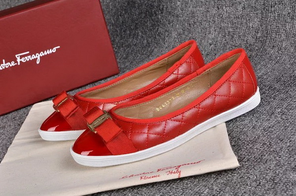 Ferragamo Shallow mouth flat shoes Women--015